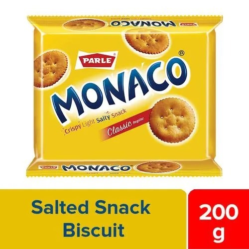 Parle Monaco Classic Regular Biscuit : 200 gms