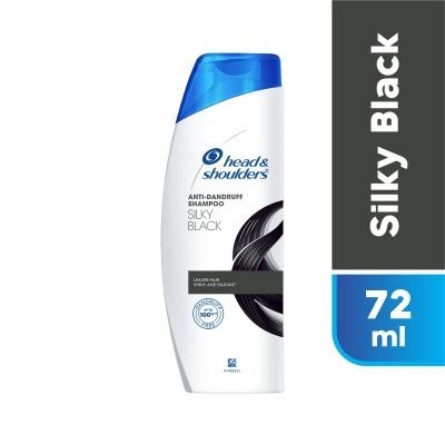 Head & shoulders Silky Black Anti-Dandruff Shampoo  72 ml