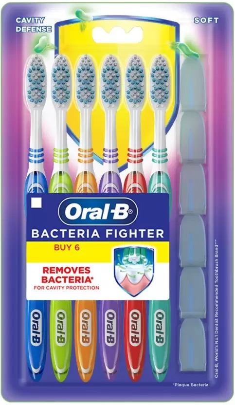 Oral-B Cavity Defense Medium Soft Toothbrush  (Buy 3 Get 3 Free)