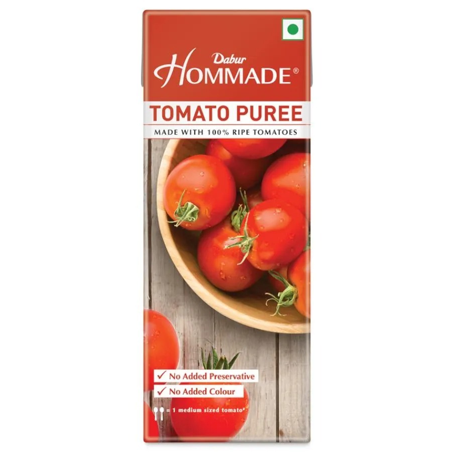 Dabur Hommade Tomato Puree No Added Preservatives, 200 g