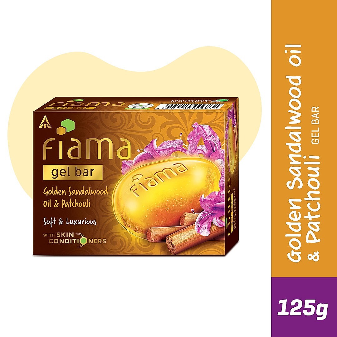 Fiama Golden sandalwood oil & patchouil bath soap 125g